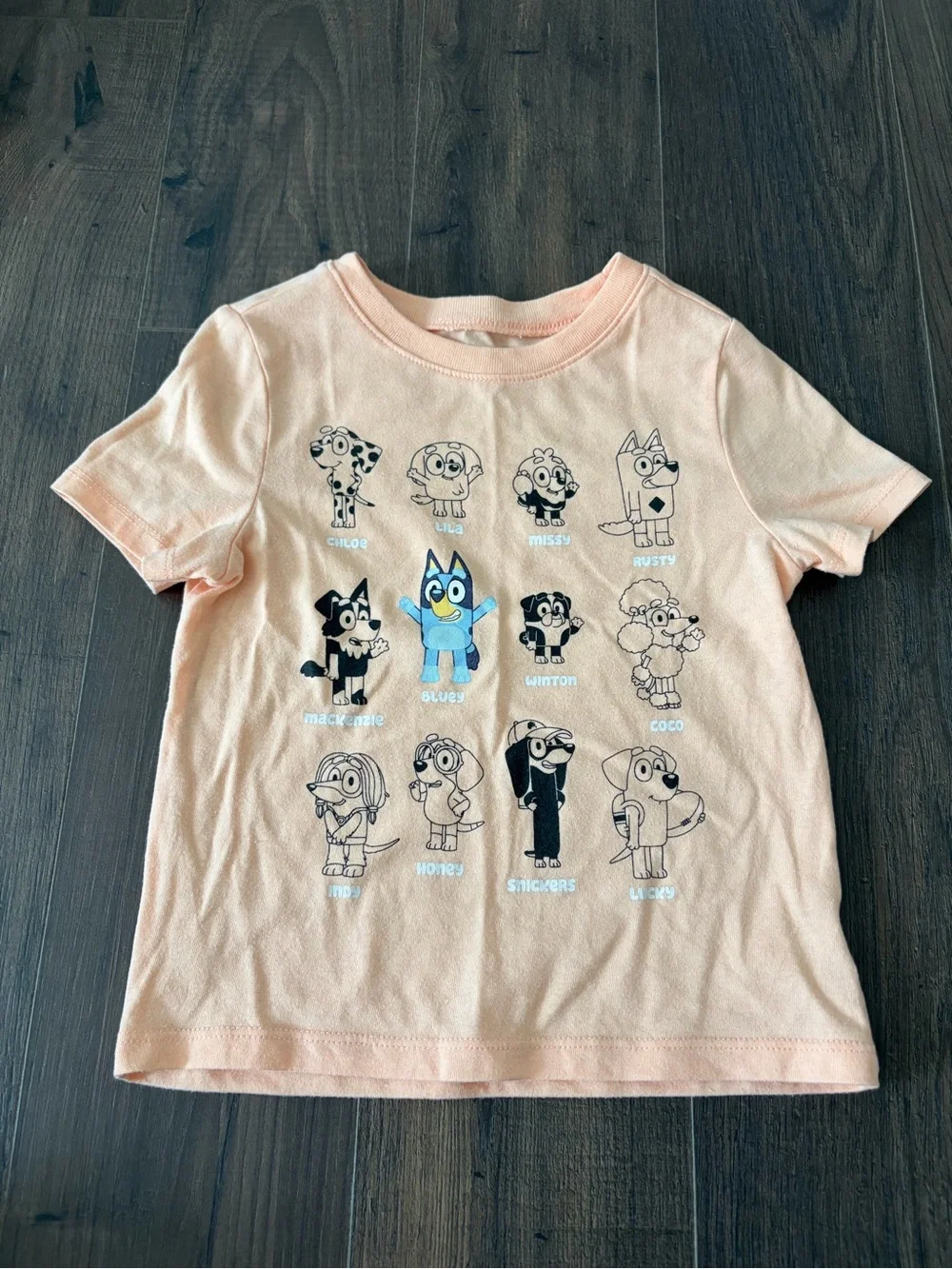 Old Navy Peach Bluey Tee